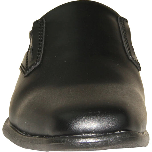 VANGELO Boy TUX-4KID Dress Shoe Formal Tuxedo for Prom, Wedding and School Uniform Black