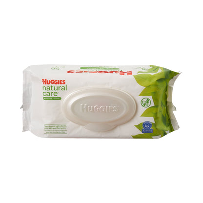 Huggies Natural Care Sensitive Baby Wipes, Unscented, Hypoallergenic, 99% Purified Water, 12 Flip-Top Packs (768 Wipes Total), Packaging May Vary