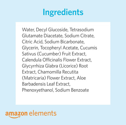 Amazon Elements Baby Wipes, Unscented, 810 Count, Flip-Top Packs