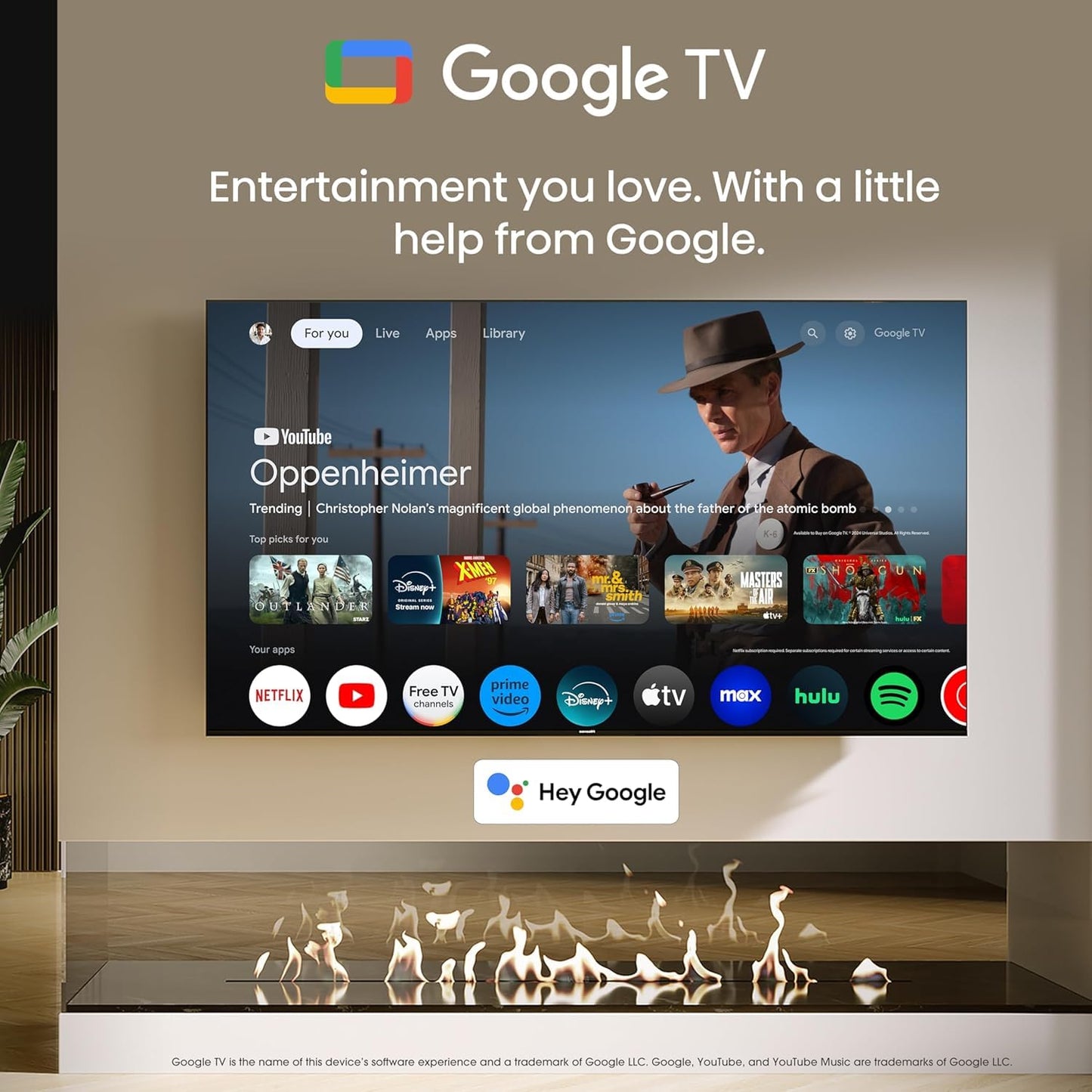 Hisense 100-Inch Class QD7 Series QLED 4K UHD Google Smart TV (100QD7N, 2024 Model) - QLED, Native 144Hz, Motion Rate 240, Direct Full Array, Game Mode Pro, Alexa Compatibility
