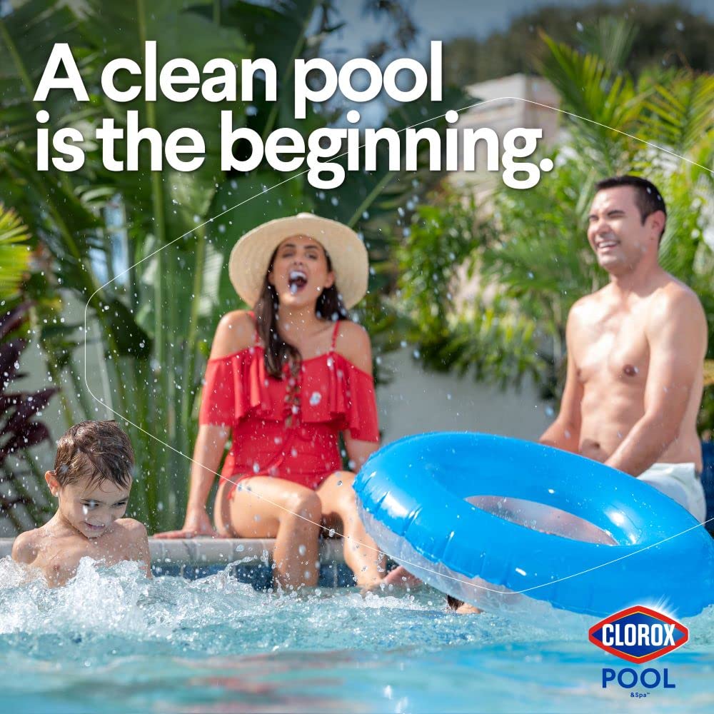 Clorox Pool&Spa XTRABLUE 3” Chlorinating Tablets, Individually Wrapped, Kills Bacteria & Stops Algae (5 LB)