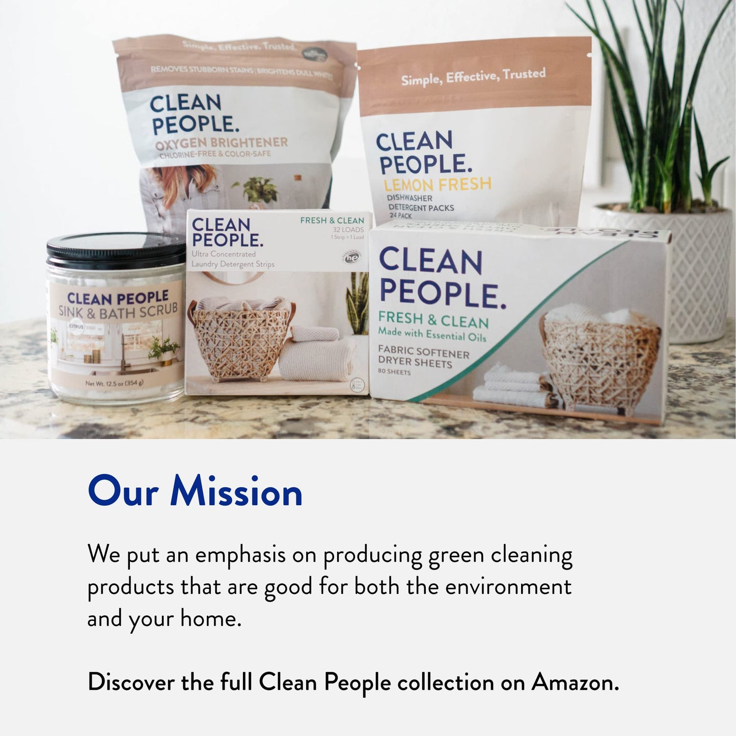 The Clean People Laundry Detergent Sheets - Laundry Soap - Ultra Concentrated, Recyclable Packaging, Stain Fighting - Fresh Scent, 32 Pack