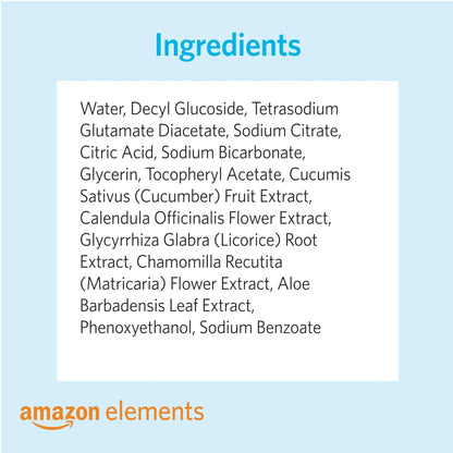 Amazon Elements Baby Wipes, Unscented, 810 Count, Flip-Top Packs