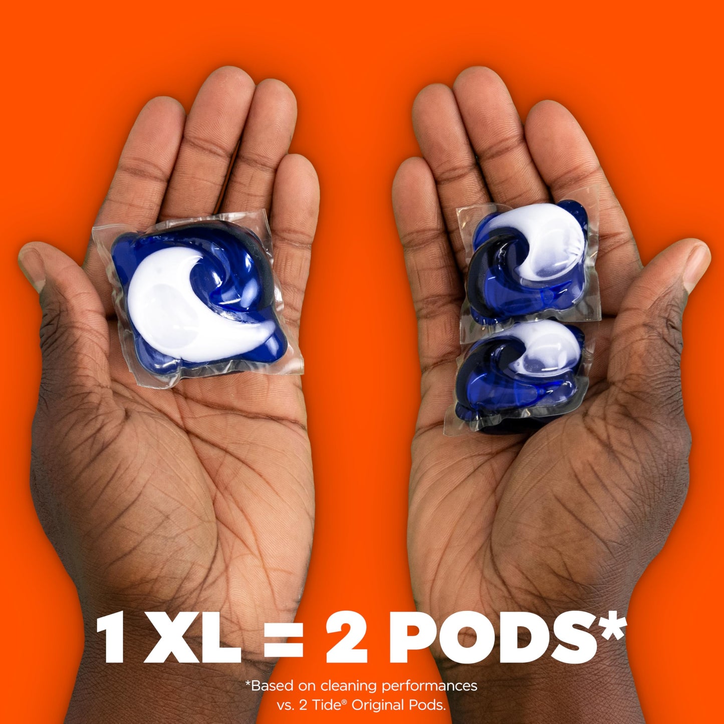 Tide Ultra OXI Power PODS with Odor Eliminators Laundry Detergent Pacs, HE Compatible, Works on Visible and Invisible Dirt, 45 Count Pacs