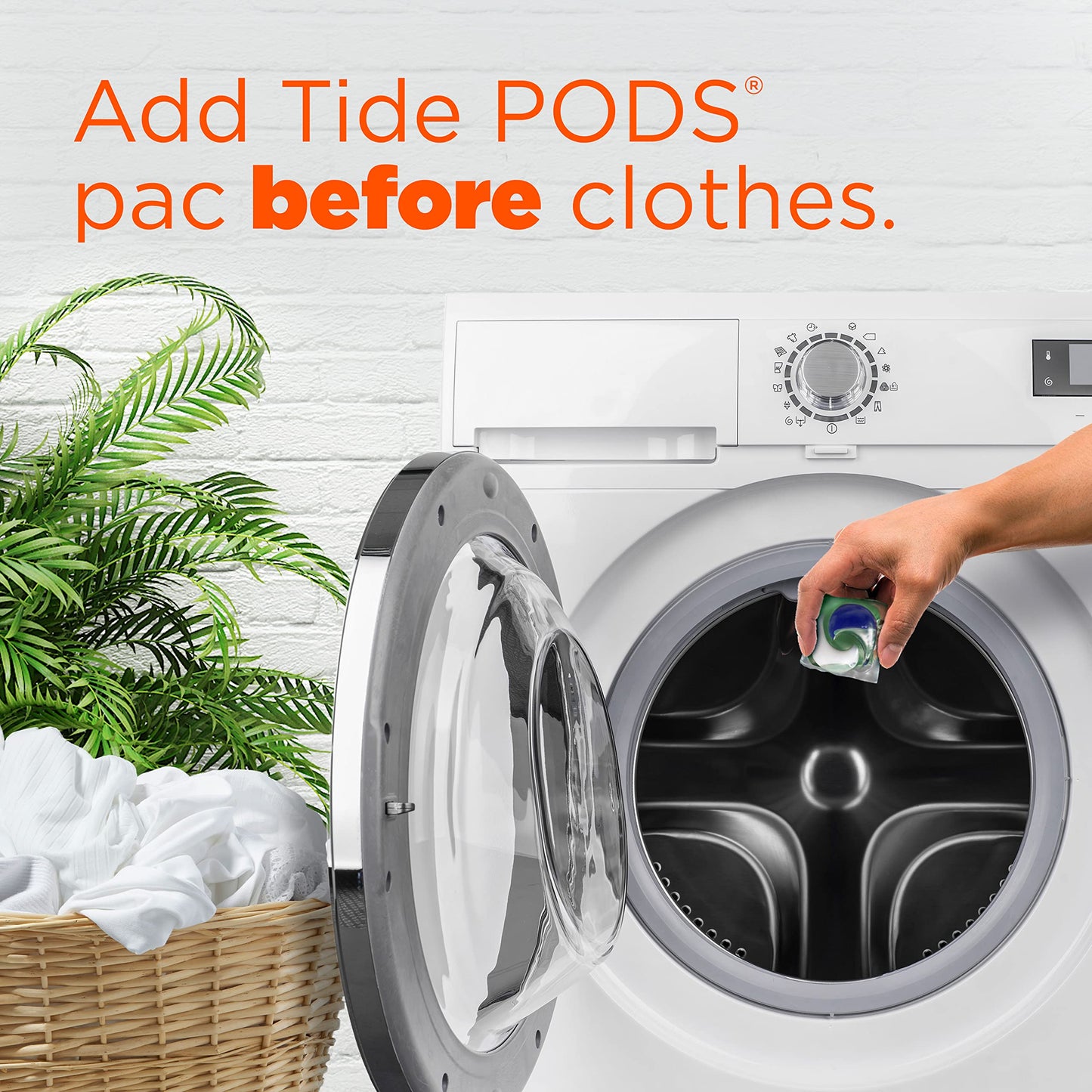 Tide Ultra OXI Power PODS with Odor Eliminators Laundry Detergent Pacs, HE Compatible, Works on Visible and Invisible Dirt, 45 Count Pacs